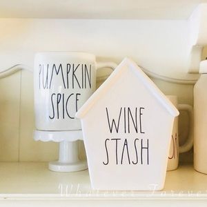 Rae dunn ceramic house wine stash